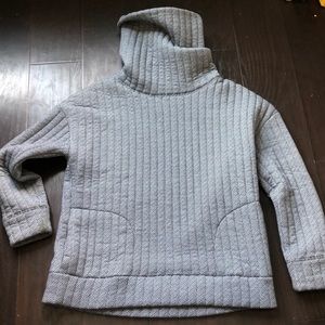 Turtle neck sweatshirt